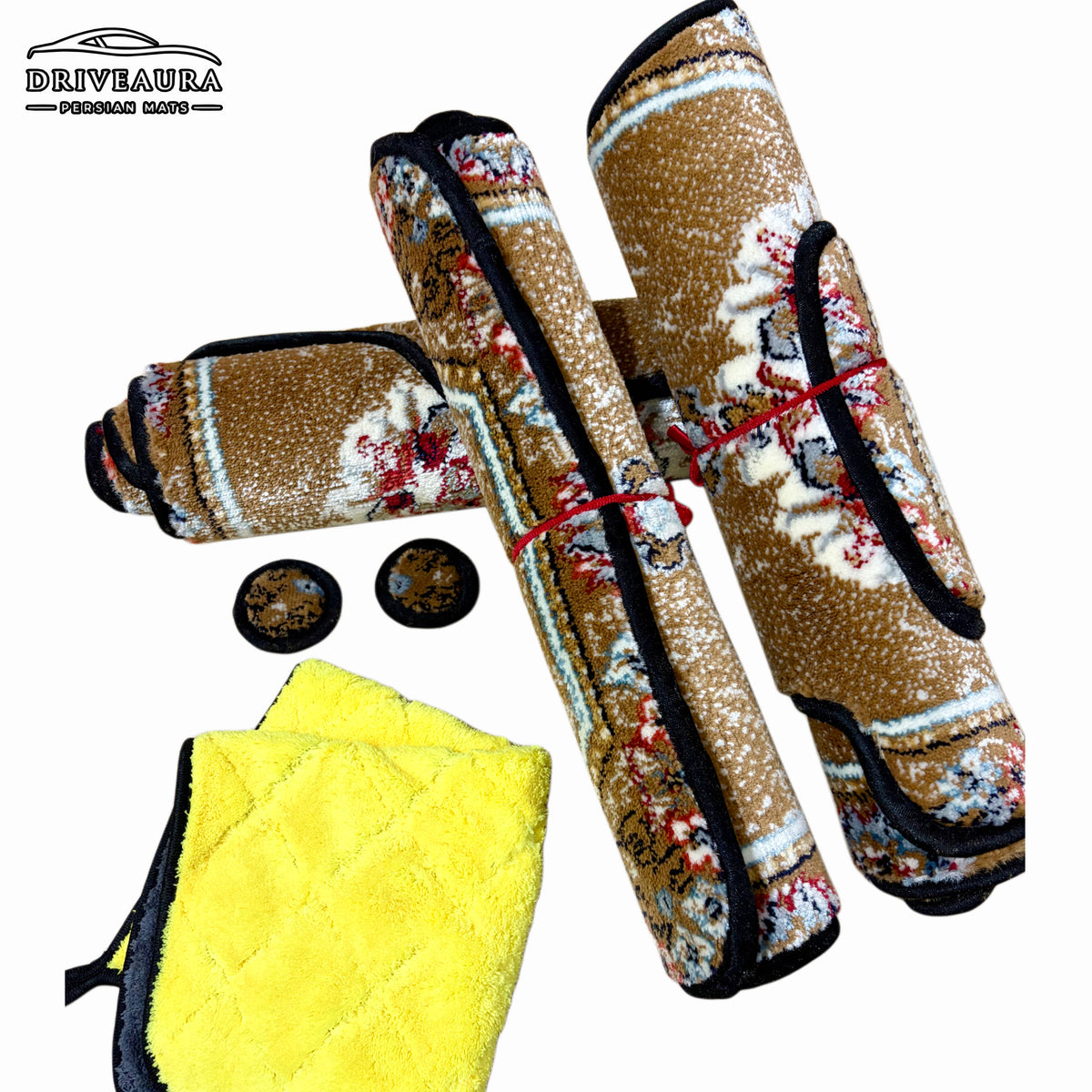 Royal Ember Persian Luxury Car Mats — Statement Edition (Design 1)