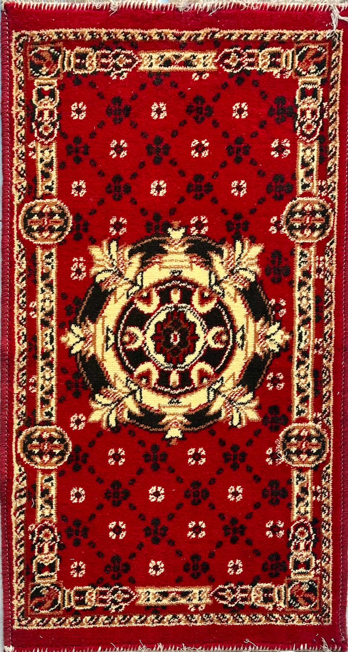 Red Velvet Luxury Car Mats — Statement Edition (Design 3)