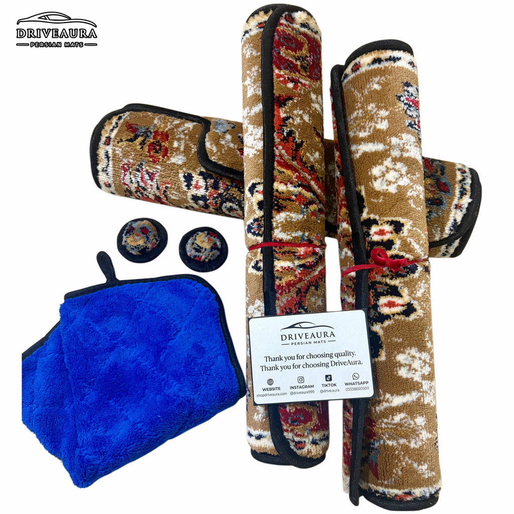 Royal Ember Persian Luxury Car Mats — Statement Edition (Design 2)