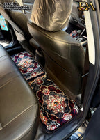 Dark Navy Persian Luxury Car Mats — Statement Edition (Design 1)