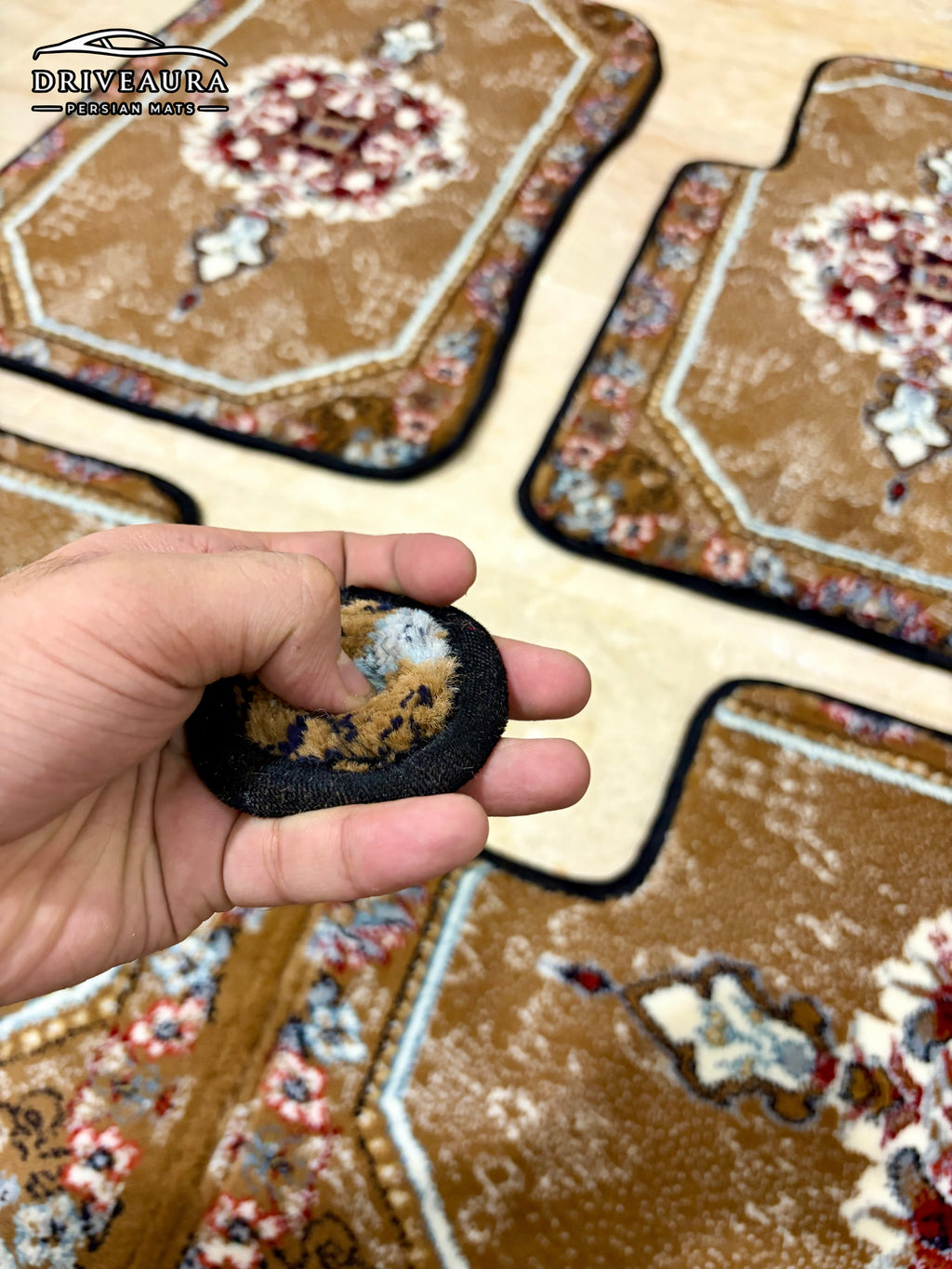 Royal Ember Persian Luxury Car Mats — Statement Edition (Design 1)