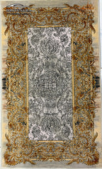 White Gold Persian Luxury Car Mats — Statement Edition (Design 1)