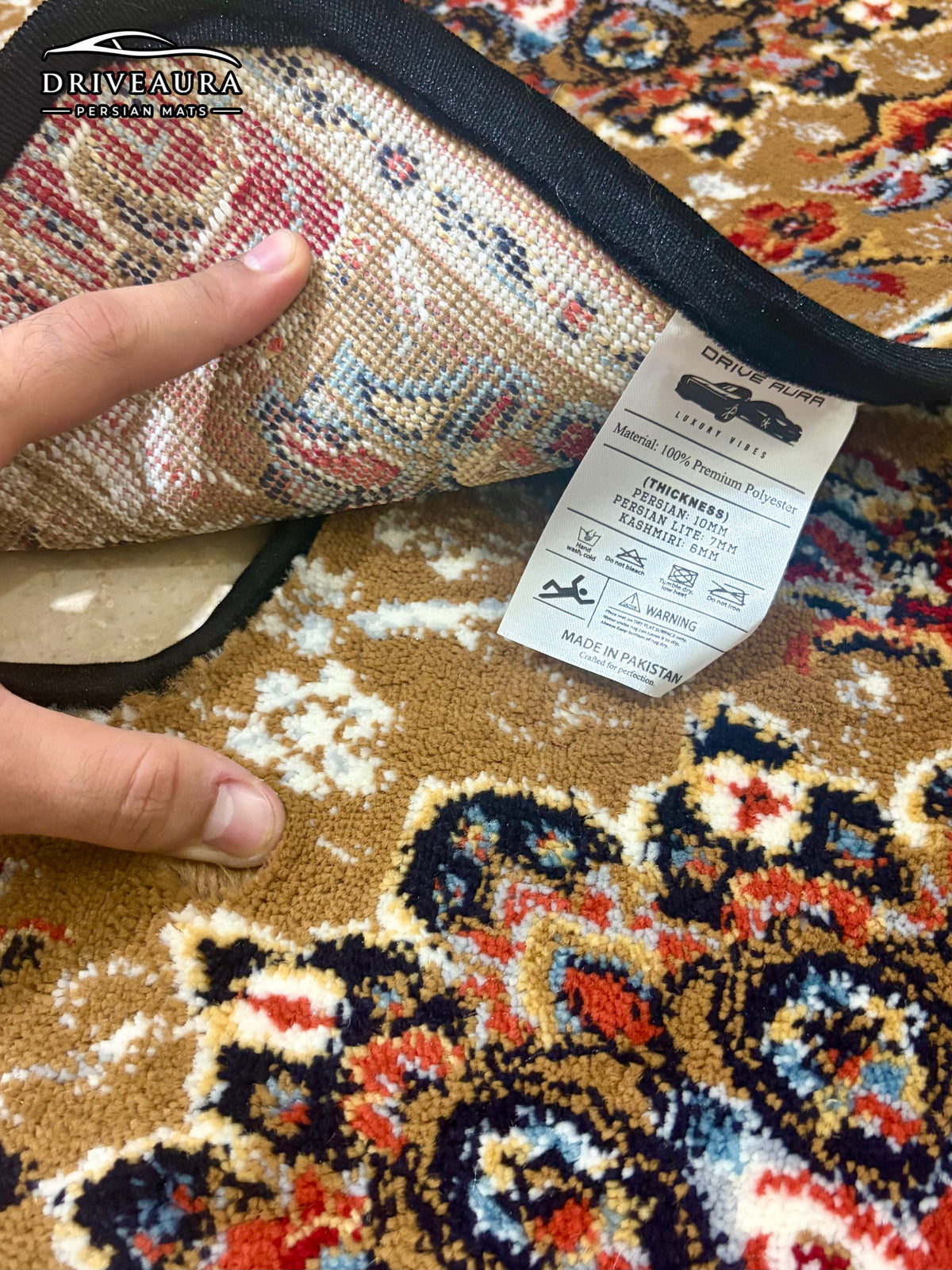 Royal Ember Persian Luxury Car Mats — Statement Edition (Design 2)