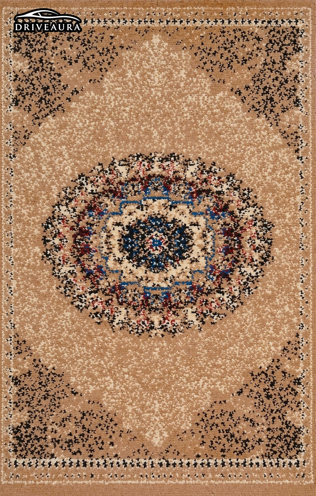 Brown Classic Persian Luxury Car Mats — (Design 1)