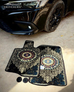 Blue Classic Persian Luxury Car Mats — Statement Edition (Design 1)
