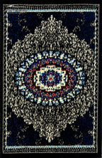 Blue Classic Persian Luxury Car Mats — Statement Edition (Design 1)