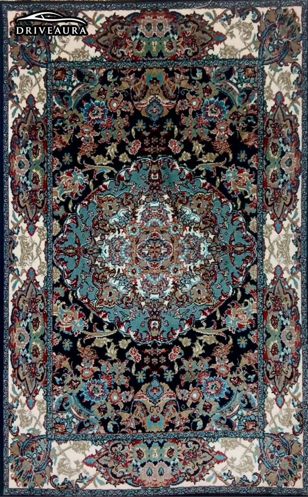 Blue Majesty Persian Luxury Car Mats — Statement Edition (Design 1)
