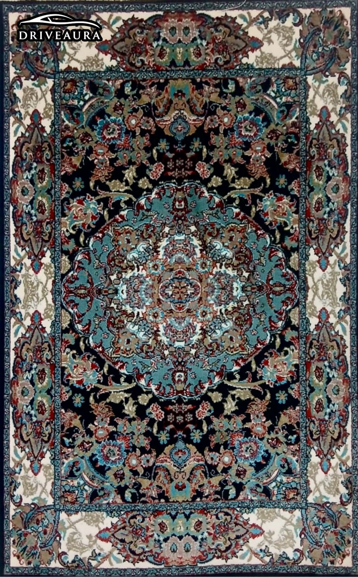 Blue Majesty Persian Luxury Car Mats — Statement Edition (Design 1)