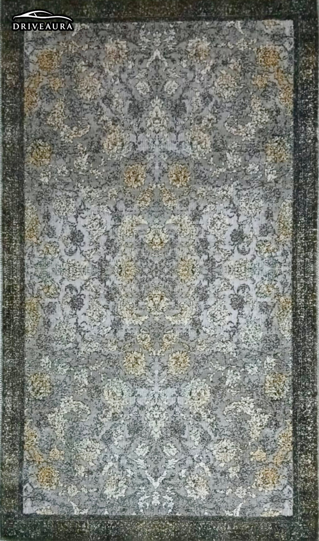 Imperial Grey Persian Luxury Car Mats — Statement Edition (Design 1)