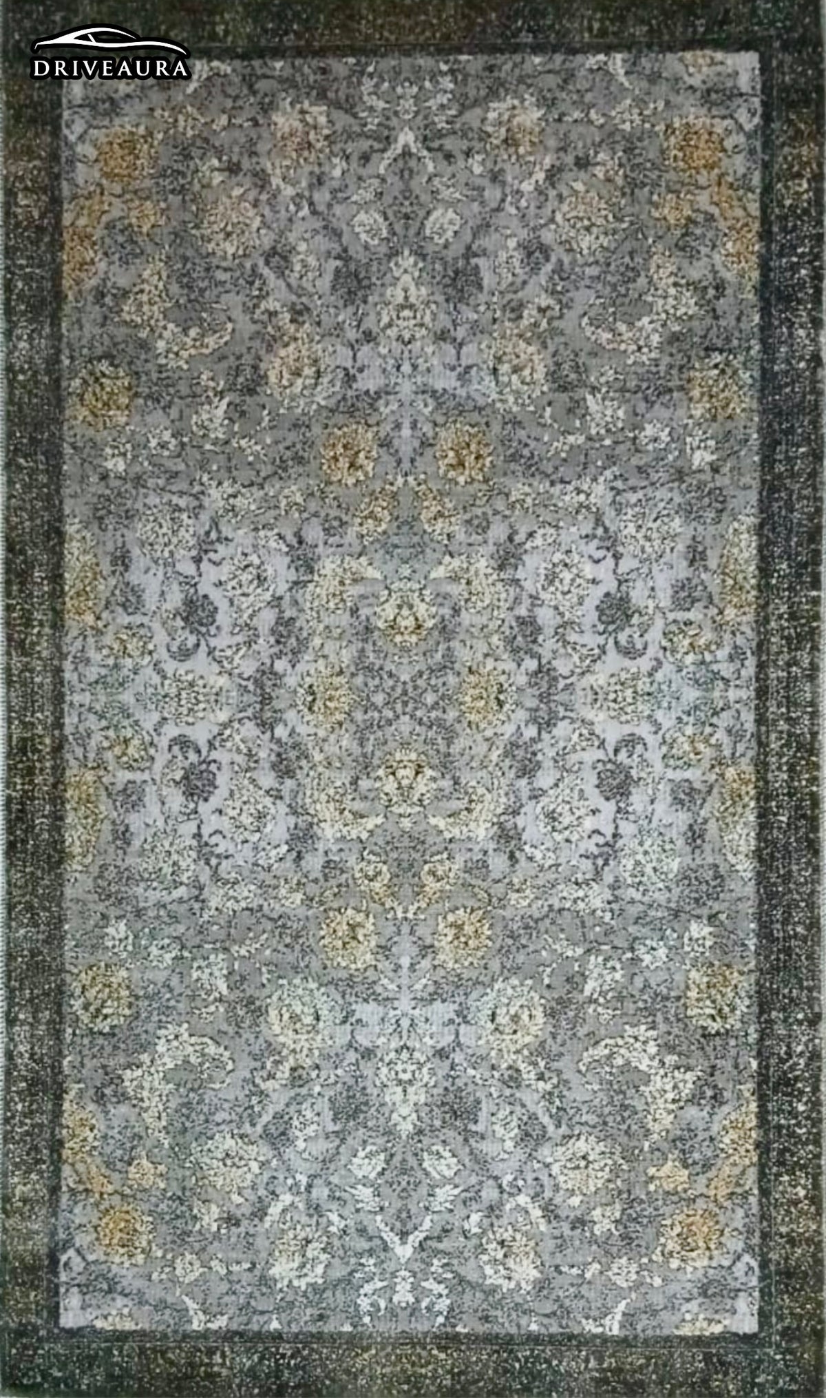 Imperial Grey Persian Luxury Car Mats — Statement Edition (Design 1)
