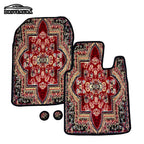 Royal Red Persian Luxury Car Mats — Statement Edition (Design 1)
