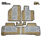 White Gold Persian Luxury Car Mats — Statement Edition (Design 2)