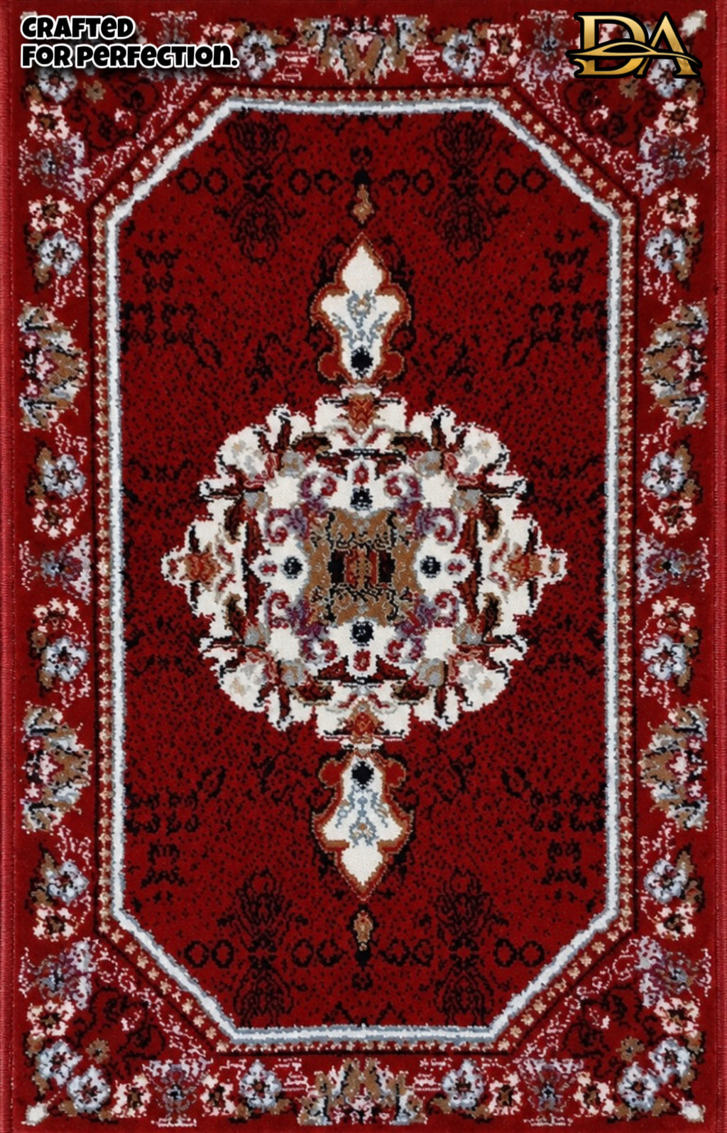 Royal Maroon Persian Luxury Car Mats — Statement Edition (Design 1)