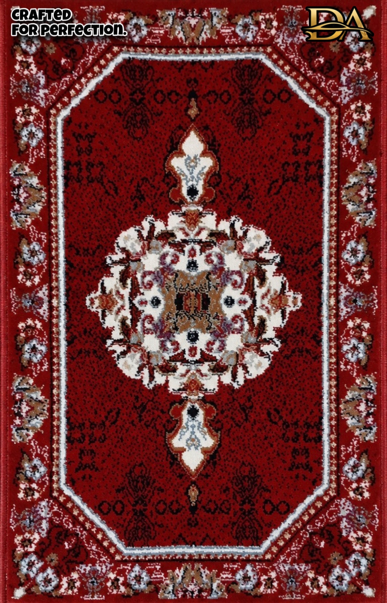 Royal Maroon Persian Luxury Car Mats — Statement Edition (Design 1)