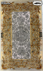 White Gold Persian Luxury Car Mats — Statement Edition (Design 2)